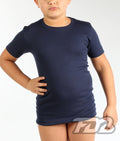 Mezza manica girocollo 100% cotone