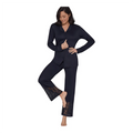 Pigiama Donna Lungo Modal Aperto Davanti e Pizzo Love and Bra