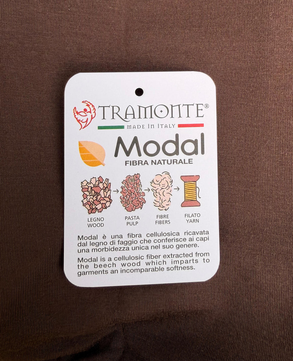 T-shirt donna in Micromodal aderente – Tramonte Made in Italy