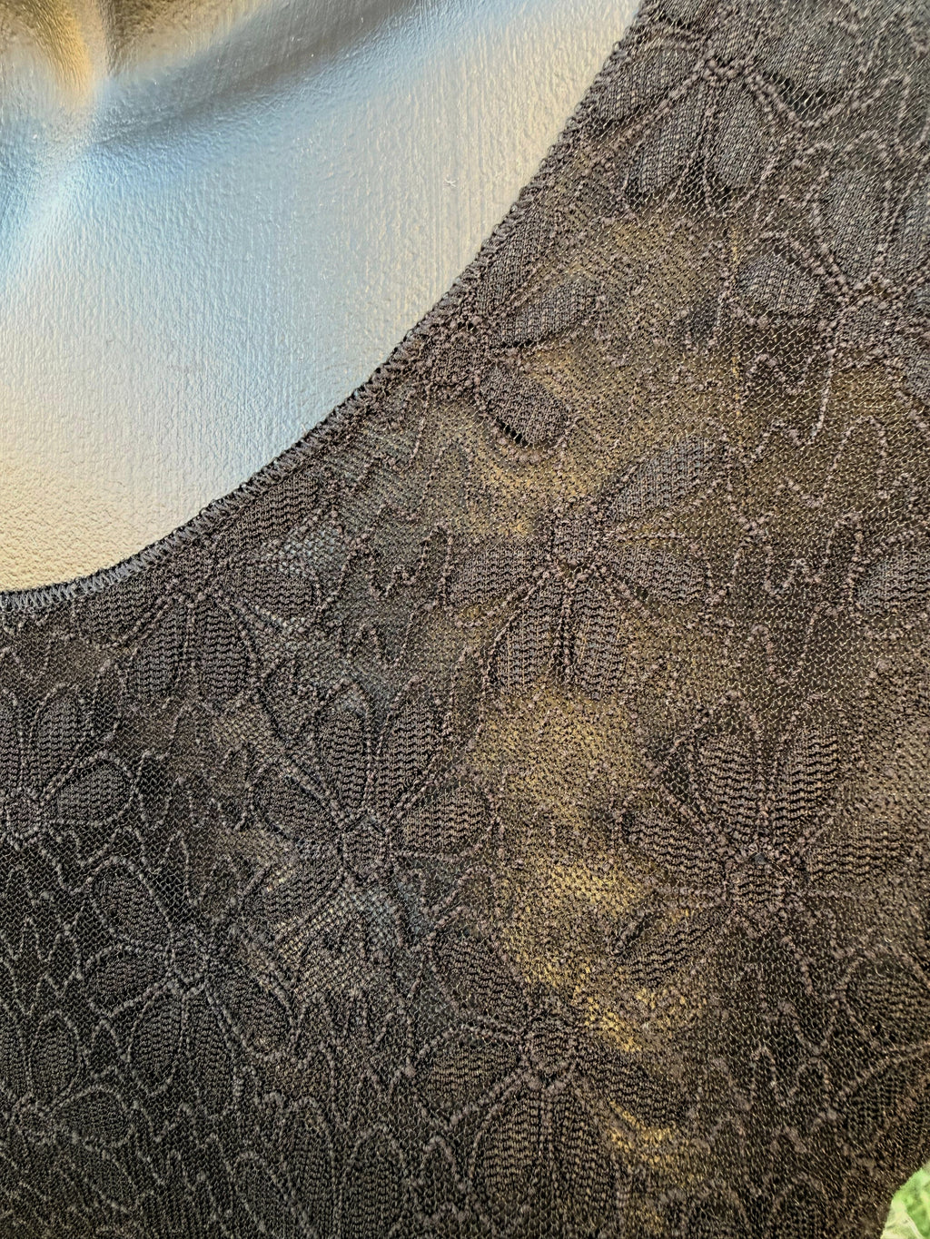 Body sottogiacca esternabile  in pizzo Made in Italy