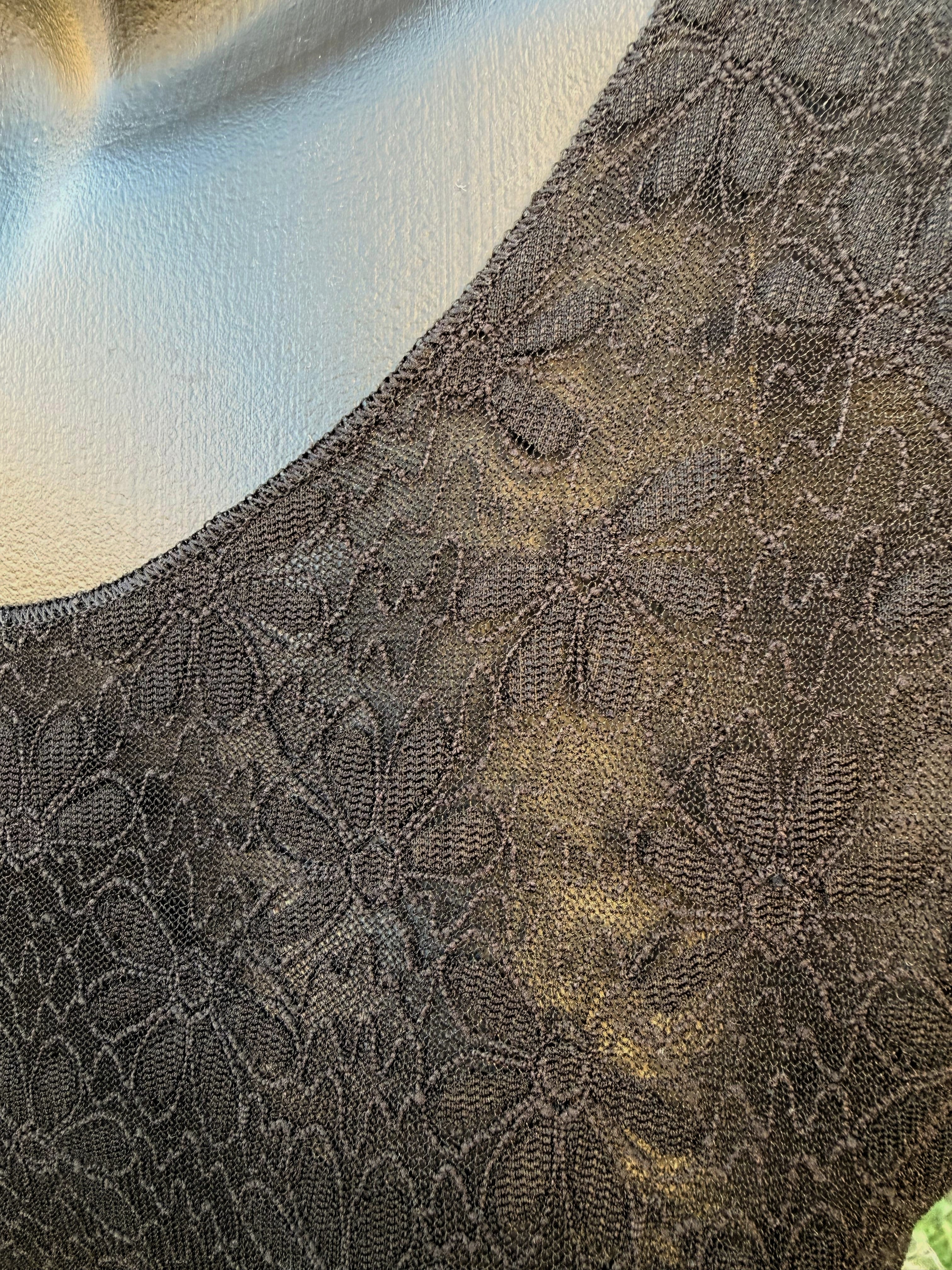Body sottogiacca esternabile  in pizzo Made in Italy