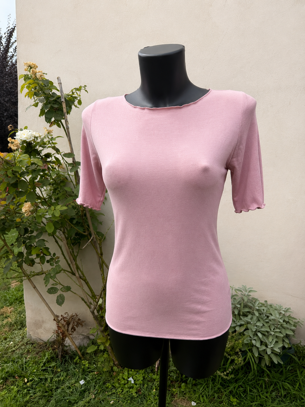 Bamboo Tramonte Maglia con Vestibilità Morbida