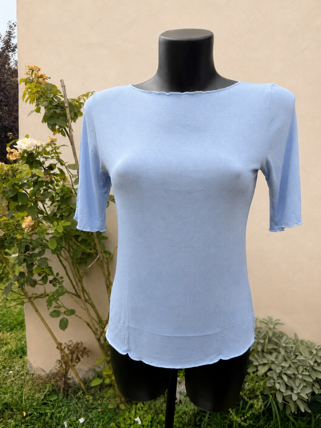 Bamboo Tramonte Maglia con Vestibilità Morbida