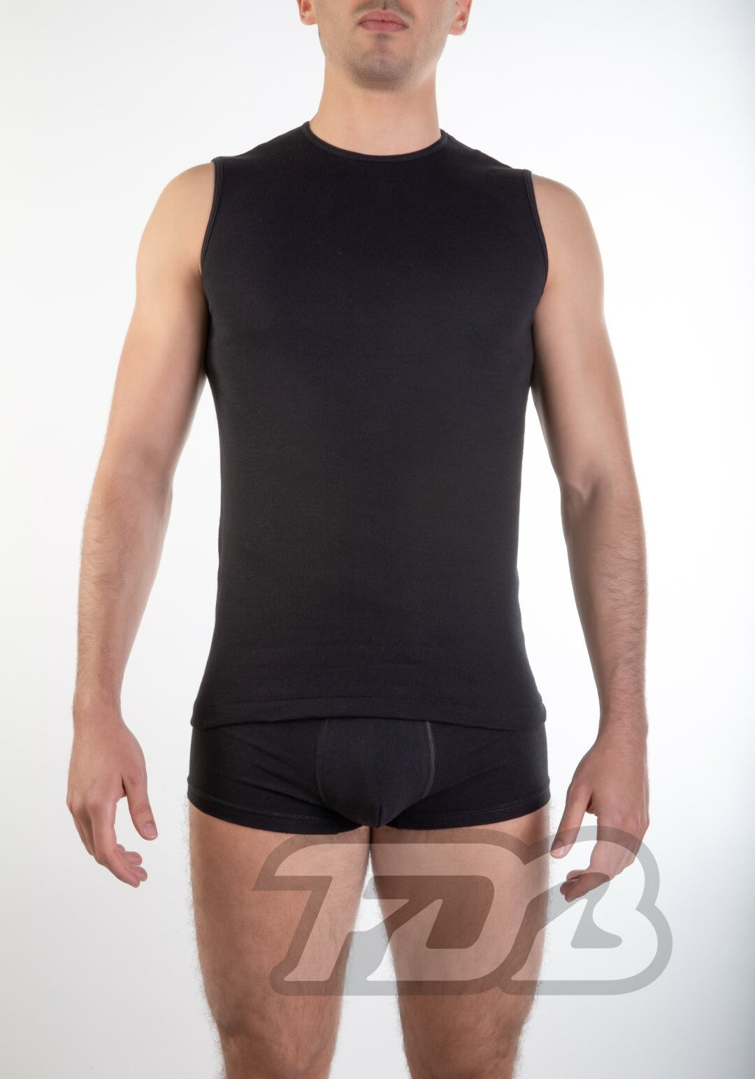 Smanicato FDB girocollo 100% cotone made in Italy