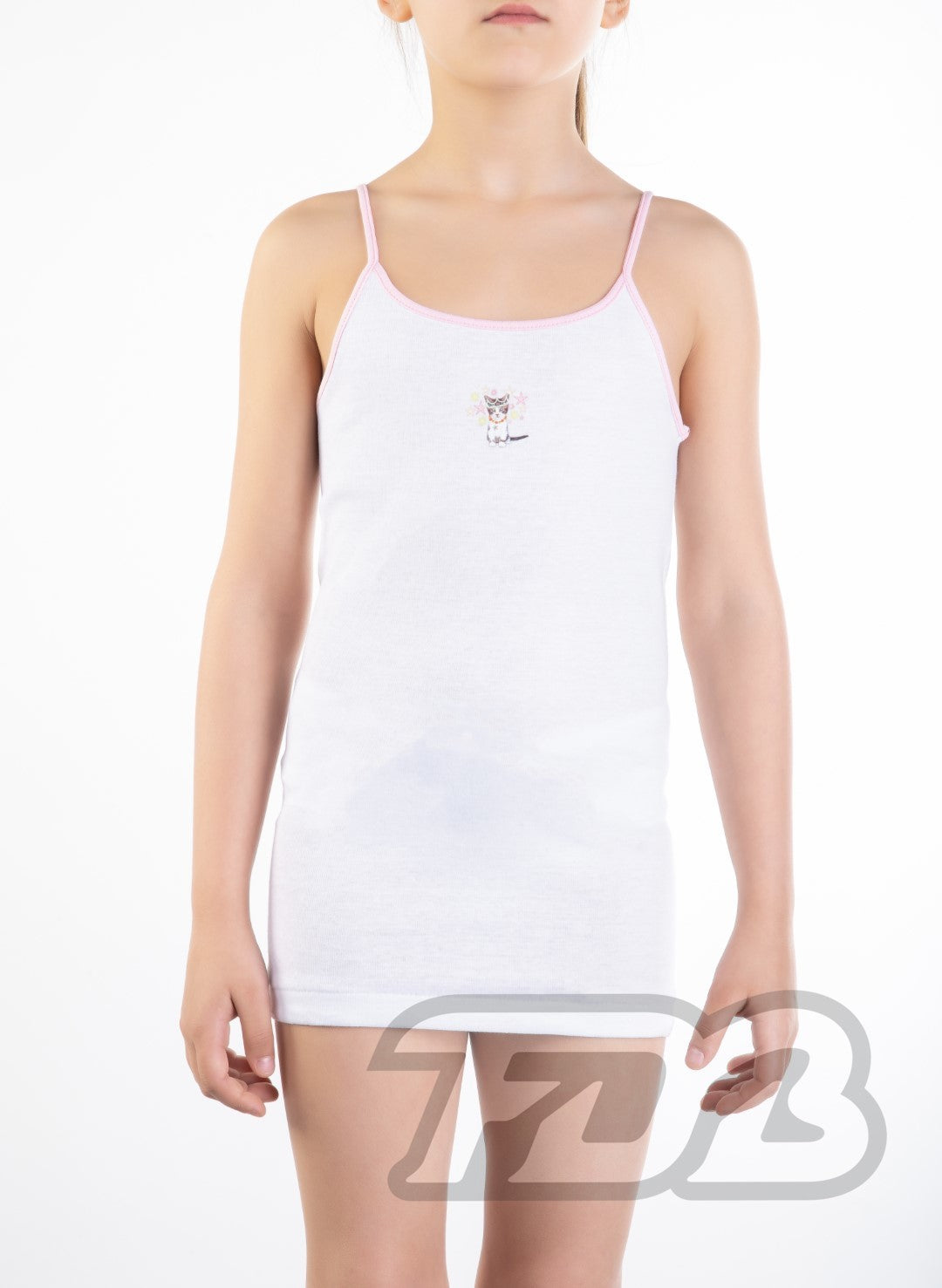 Top con stampa 100% cotone